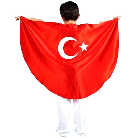 türk bayrağı pelerin